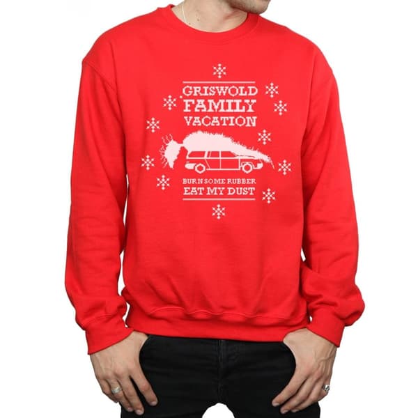 National Lampoon´s Christmas Vacation Mens Eat My Dust Sweatshirt