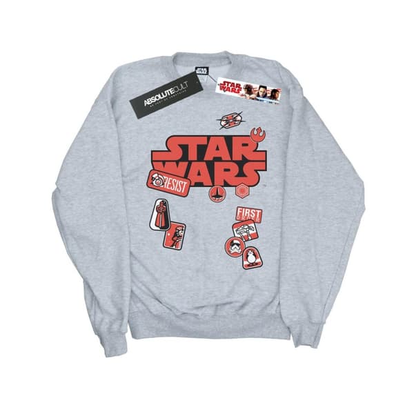Star Wars Sweatshirt med The Last Jedi-märken för flickor