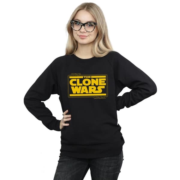 Star Wars Womens/Ladies Clone Wars Logo Sweatshirt