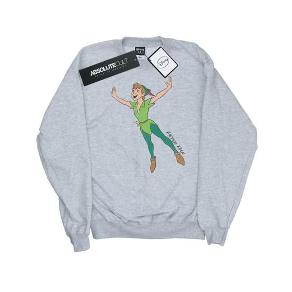 Disney Mens Classic Flying Peter Pan Sweatshirt