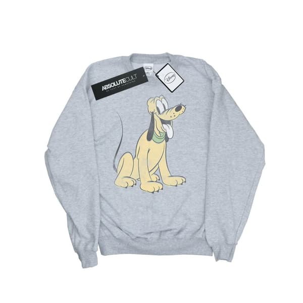 Disney Womens/Ladies Pluto Sitting Sweatshirt