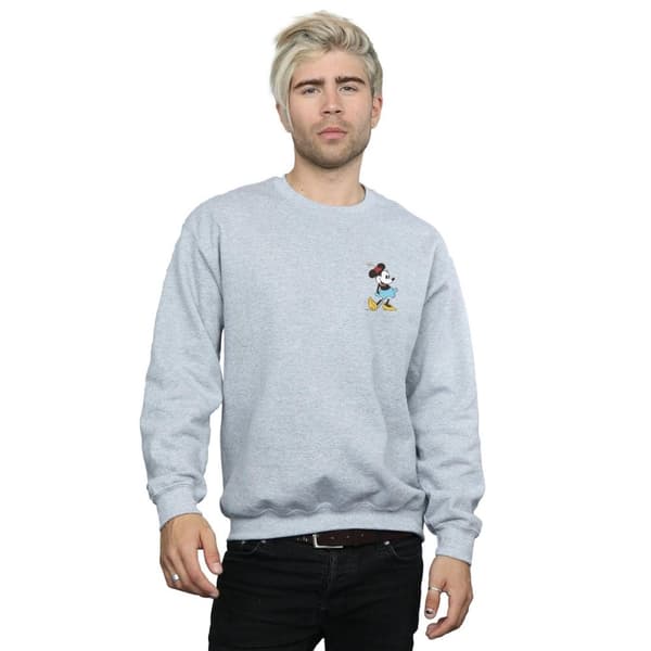 Disney Mens Minnie Mouse Kick Chest Sweatshirt