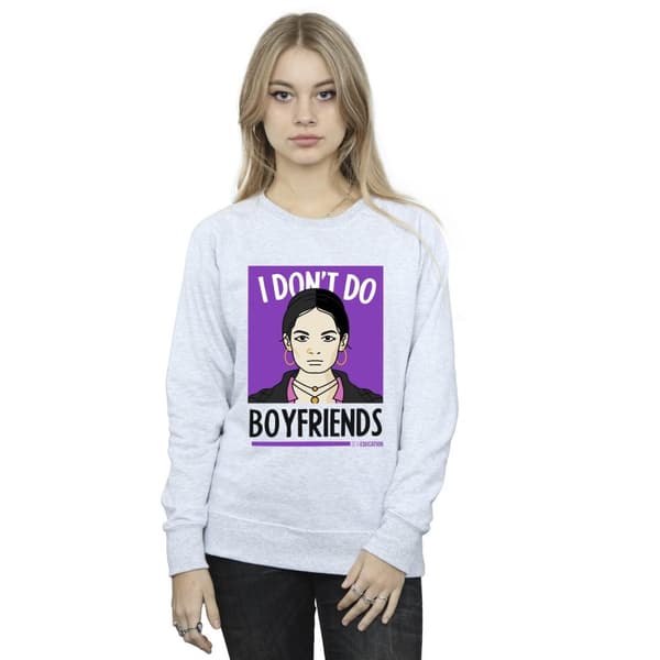 Netflix Womens/Ladies Sex Education I Don´t Do Boyfriends Sweatshirt