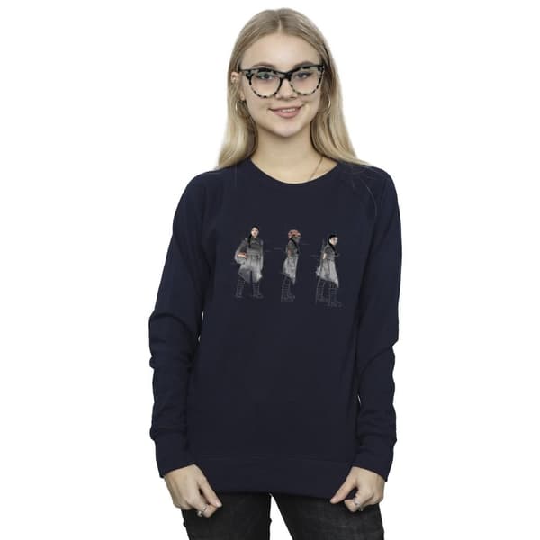 Star Wars Womens/Ladies The Book Of Boba Fett Fennec Painted Concept Sweatshirt