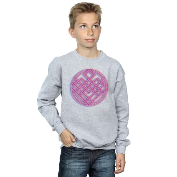 Marvel Boys Shang-Chi And The Legend Of The Ten Rings Neon Icon Sweatshirt