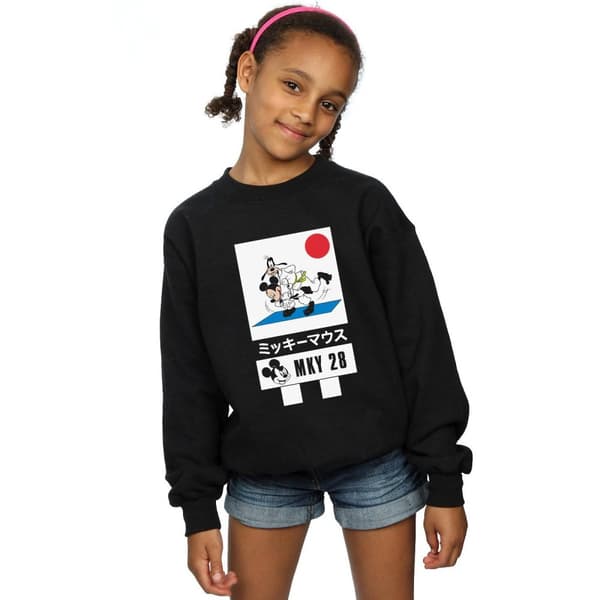 Disney Girls Mickey And Goofy Karate Sweatshirt