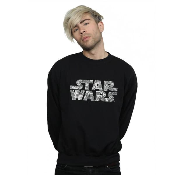 Star Wars Sweatshirt med ornamental logotyp för herrar