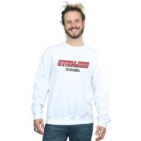 Marvel Mens Star Lord AKA Peter Quill Sweatshirt