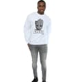 Miniatyrbilde 4 av 5: Marvel Mens Guardians Of The Galaxy Groot Face Sweatshirt