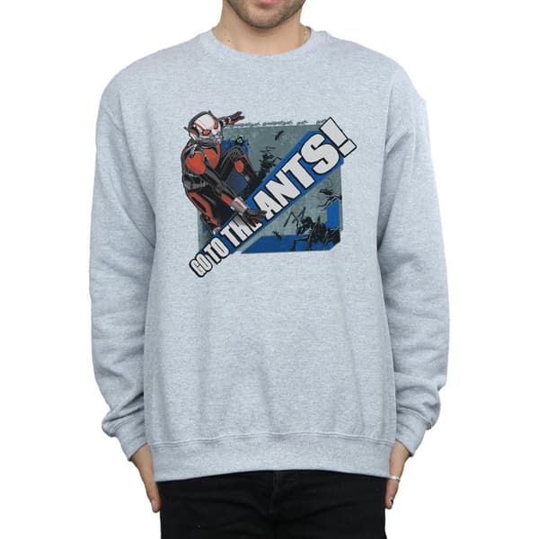 Marvel Mens Ant-Man Go To The Ants Sweatshirt