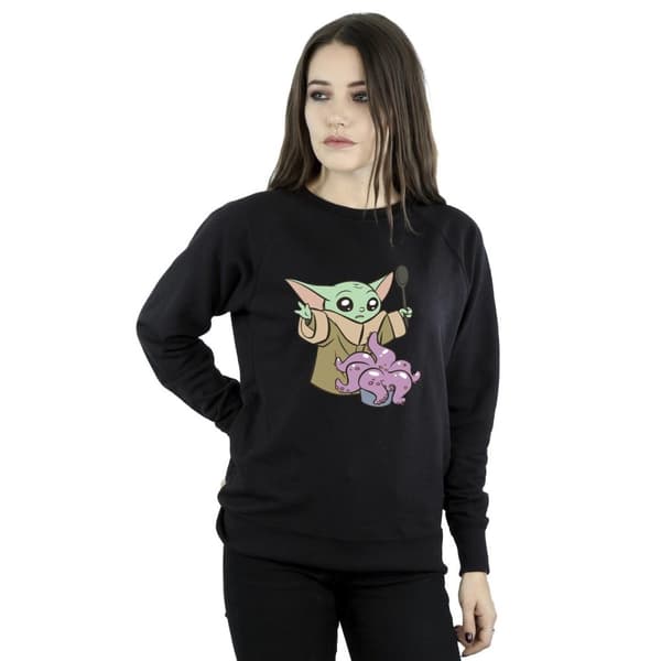 Star Wars Dam/Tjej The Mandalorian Spooky Cooking Sweatshirt