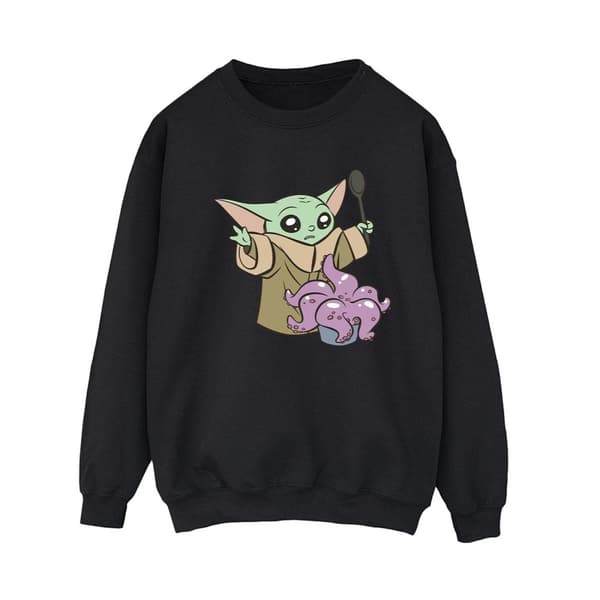Star Wars Dam/Tjej The Mandalorian Spooky Cooking Sweatshirt