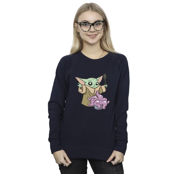 Star Wars Dam/Tjej The Mandalorian Spooky Cooking Sweatshirt