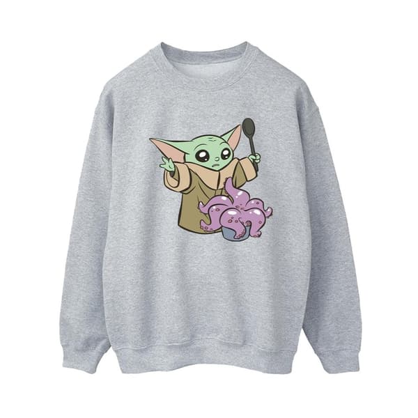 Star Wars Dam/Tjej The Mandalorian Spooky Cooking Sweatshirt