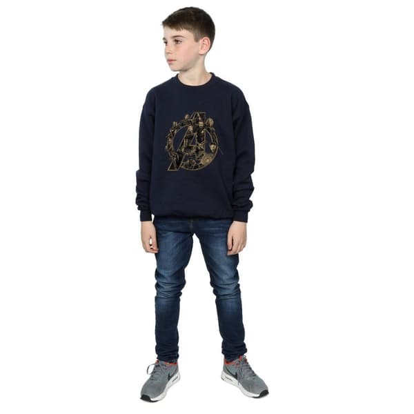 Marvel Boys Avengers Infinity War Marvel Logo Sweatshirt