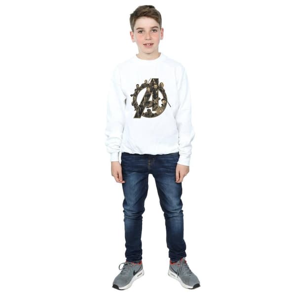 Marvel Pojkar Avengers Infinity War Marvel Logo Sweatshirt