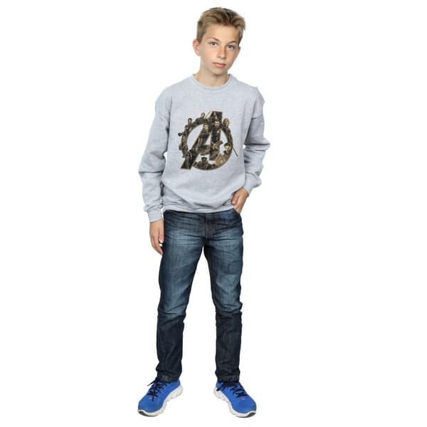 Marvel Pojkar Avengers Infinity War Marvel Logo Sweatshirt