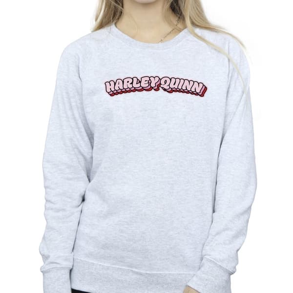DC Comics Womens/Ladies Batman Harley Quinn Logo Sweatshirt