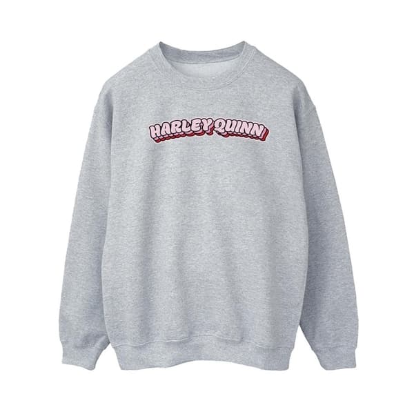 DC Comics Womens/Ladies Batman Harley Quinn Logo Sweatshirt