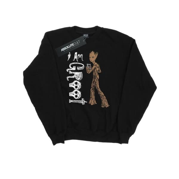 Marvel Mens Avengers Infinity War I Am Teenage Groot Sweatshirt