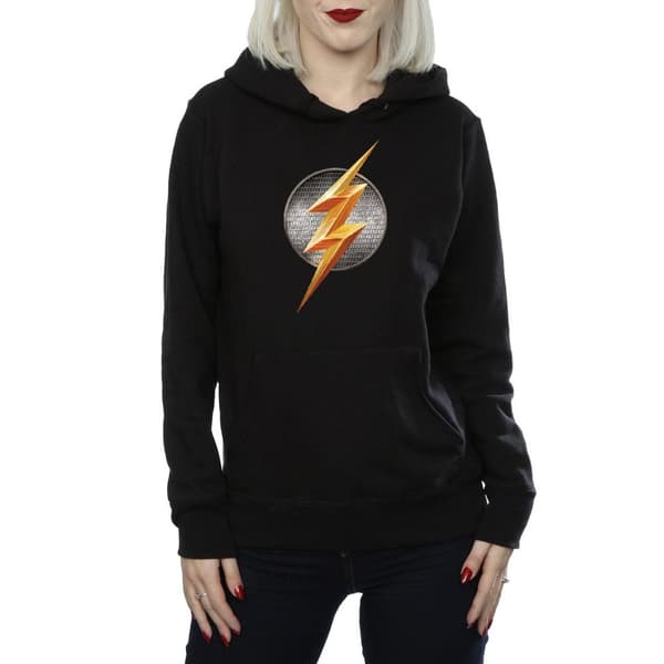 DC Comics Huvtröja med Flash-emblem - Justice League Movie - för kvinnor/damer
