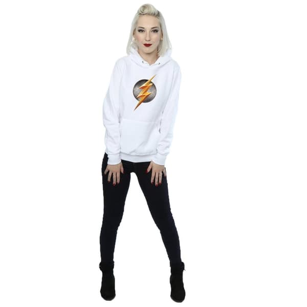 DC Comics Huvtröja med Flash-emblem - Justice League Movie - för kvinnor/damer