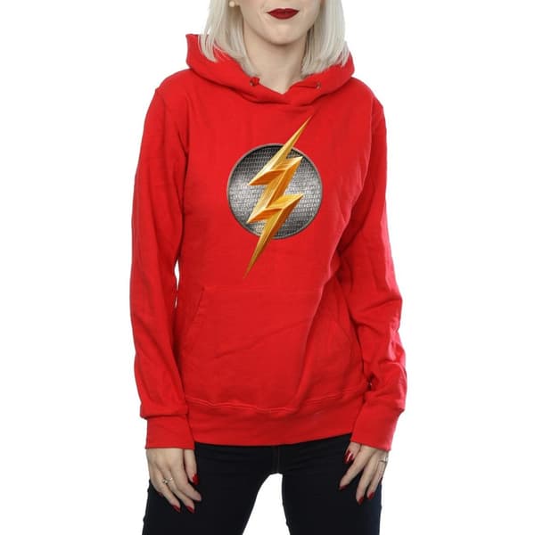DC Comics Huvtröja med Flash-emblem - Justice League Movie - för kvinnor/damer