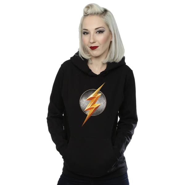 DC Comics Huvtröja med Flash-emblem - Justice League Movie - för kvinnor/damer
