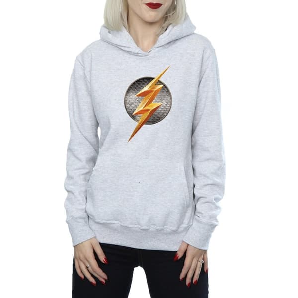 DC Comics Huvtröja med Flash-emblem - Justice League Movie - för kvinnor/damer