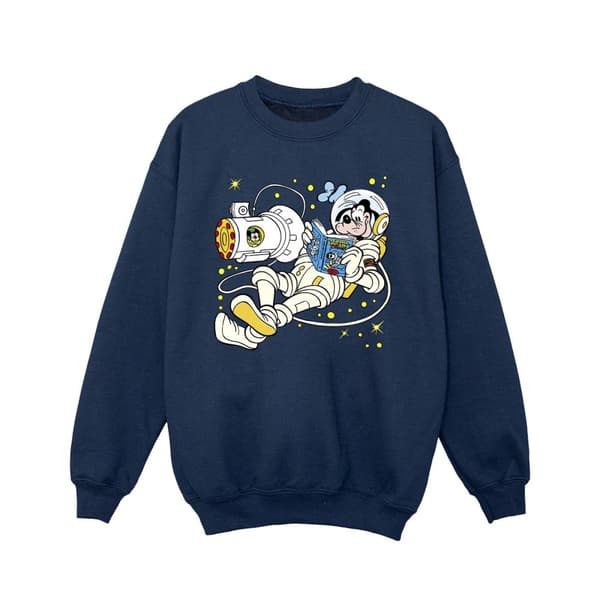 Disney Sweatshirt för flickor Goofy Reading In Space