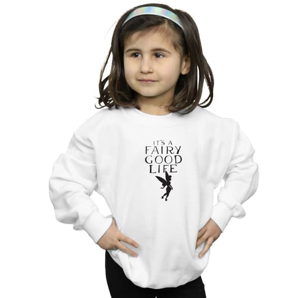 Disney Girls Tinkerbell Fairy Good Life Sweatshirt