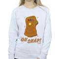 Miniatyrbillede 3 af 4: Marvel Womens/Ladies Thanos Oh Snap Sweatshirt