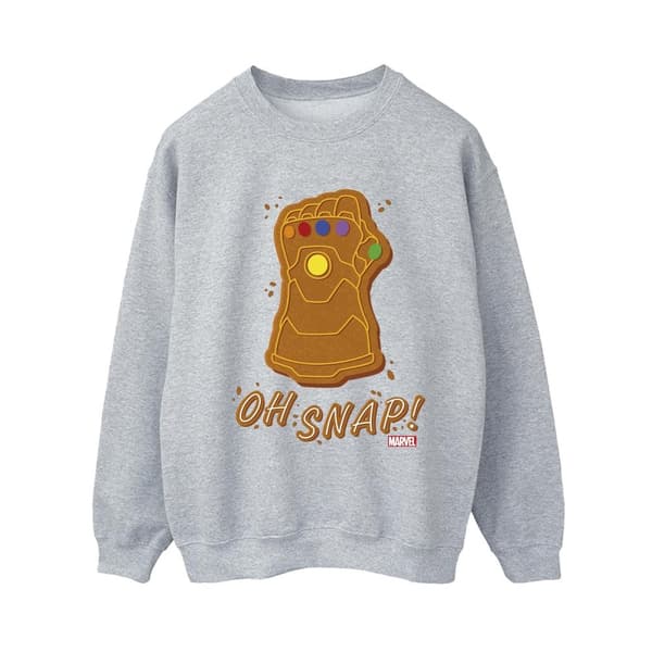 Marvel Womens/Ladies Thanos Oh Snap Sweatshirt