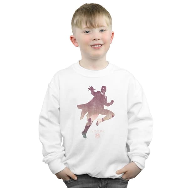 Marvel Boys Vision Silhouette Sweatshirt