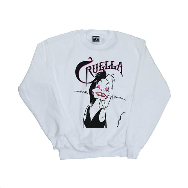 Disney Pojkar Cruella De Vil Evil Smile Sweatshirt