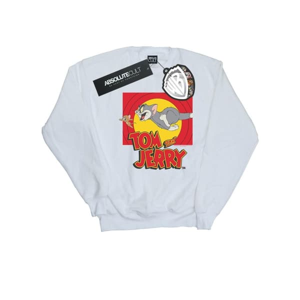 Tom And Jerry Womens/Ladies Chase Scene Sweatshirt