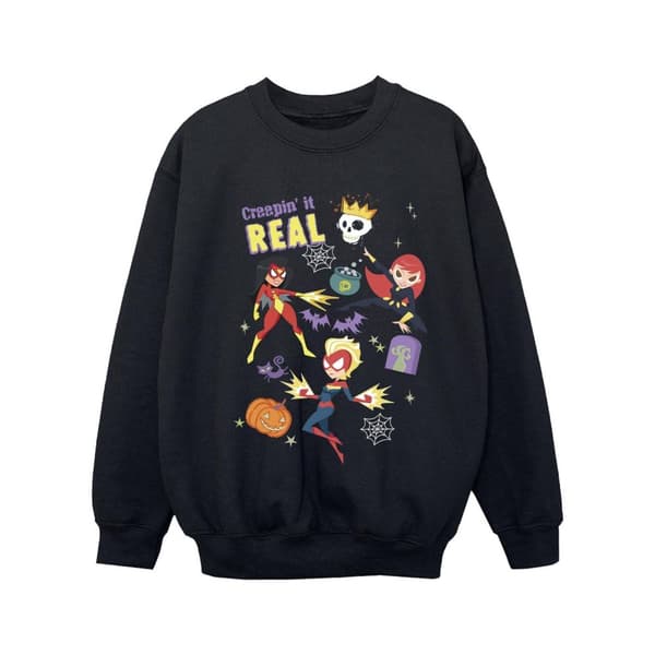 Marvel Girls Creepin It Real Sweatshirt