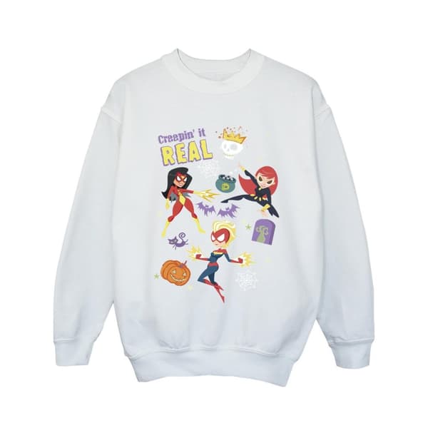 Marvel Girls Creepin It Real Sweatshirt