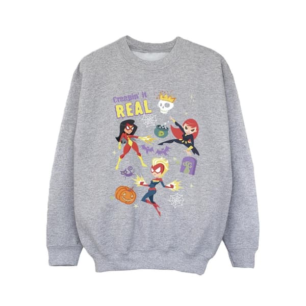 Marvel Girls Creepin It Real Sweatshirt