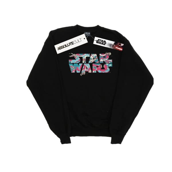 Star Wars Wavy Ship-logotröja för flickor
