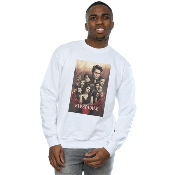 Riverdale Sweatshirt med hjortskalle för herrar