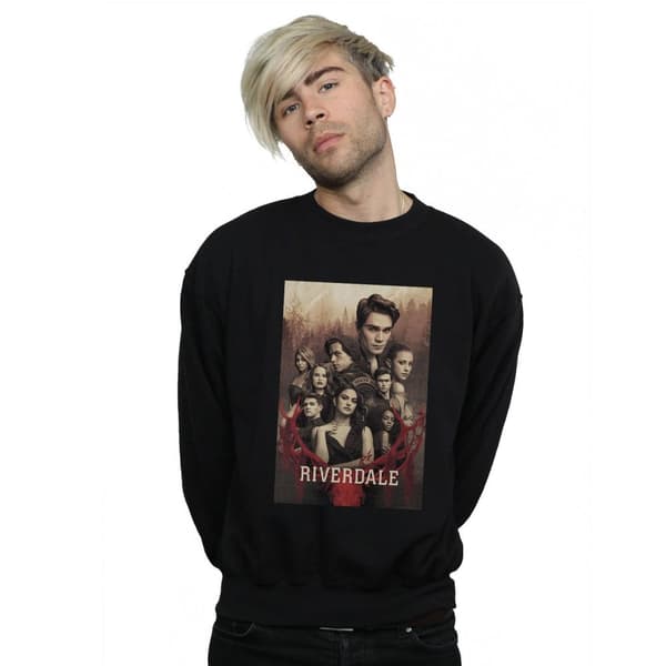 Riverdale Mens Stag Skull Sweatshirt