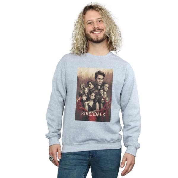 Riverdale Sweatshirt med hjortskalle för herrar