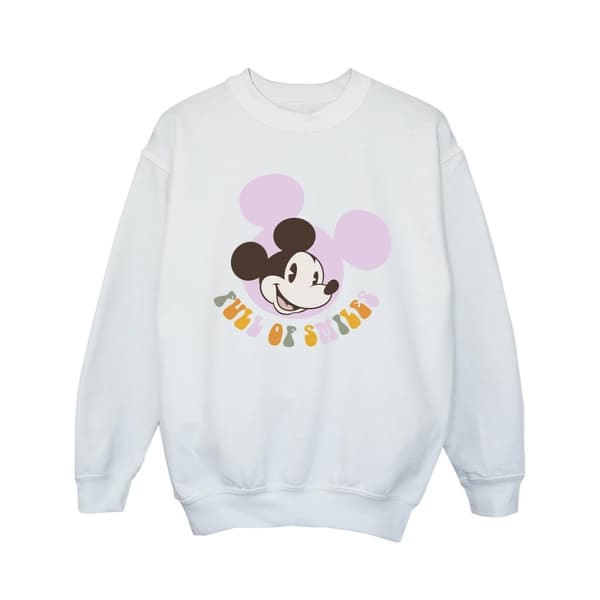 Disney Girls Mickey Mouse Full Of Smiles Sweatshirt