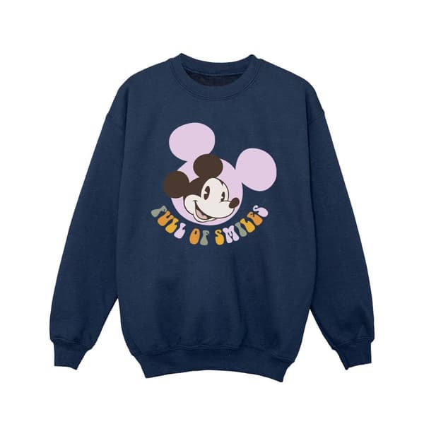 Disney Girls Mickey Mouse Full Of Smiles Sweatshirt