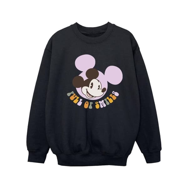 Disney Girls Mickey Mouse Full Of Smiles Sweatshirt