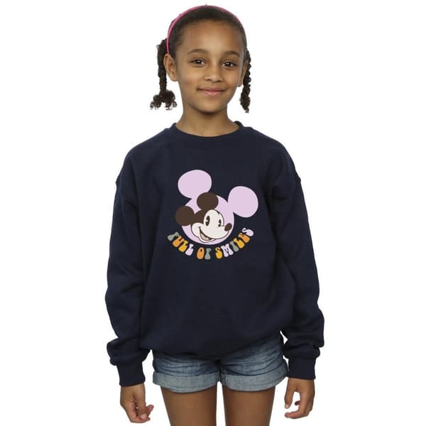 Disney Girls Mickey Mouse Full Of Smiles Sweatshirt