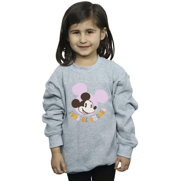 Disney Girls Mickey Mouse Full Of Smiles Sweatshirt