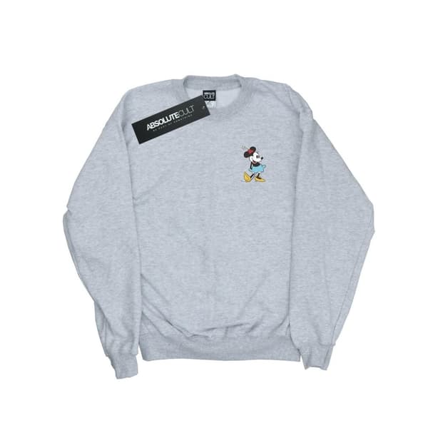 Disney Minnie Mouse Kick Chest Sweatshirt för flickor Sports Grey 7-8 Years
