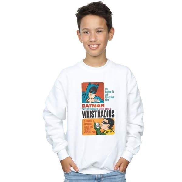 DC Comics Boys Batman TV Series Wrist Radios Sweatshirt